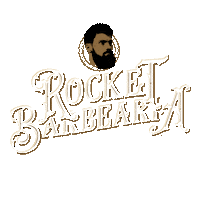 hair beard Sticker by Rocket Barbearia