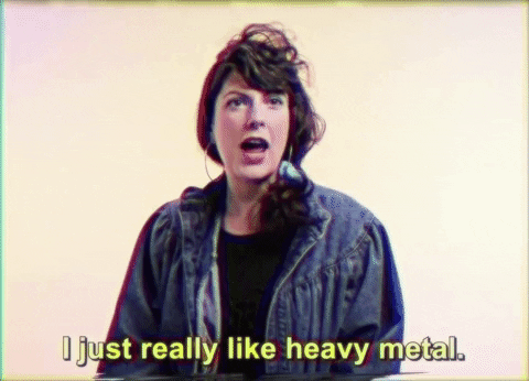 Heavy Metal GIF by GIPHY Dating