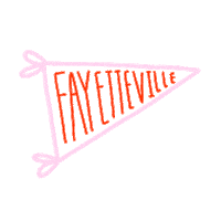 Typography Arkansas Sticker by Presley Paige