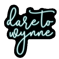 dare to wynne Sticker by Kelly Wynne