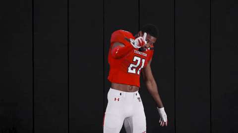 Texas Tech Red Raiders Football Reaction Pack GIF by Texas Tech Football