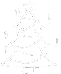 Christmas Tree Sticker by Joy Morin