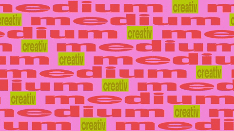 creativ_medium giphyupload animation design typography GIF