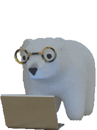 Jump Bear Sticker