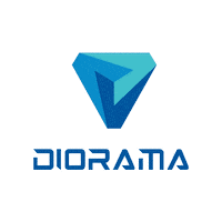 DIORAMA_XD diorama game studio diorama recife diorama xd Sticker