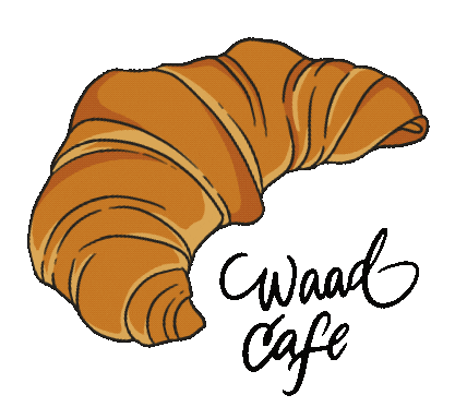 Croissant Sticker by WAAD designs