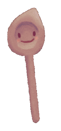 meirha happy cooking tool spoon Sticker