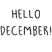 Hello December Sticker