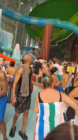 Four Reported Injured After Ceiling Prop Falls Into Pool at New Jersey Water Park