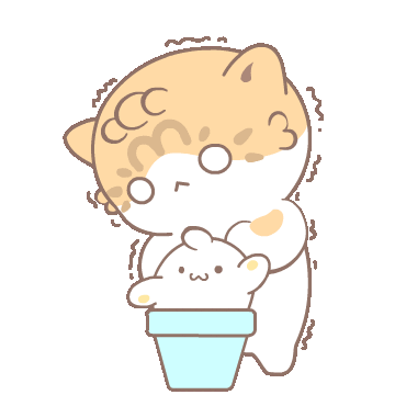 Cat 화 Sticker