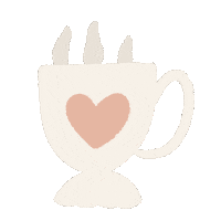 Paramarteyjupiter heart cafe coffe cafeteria Sticker