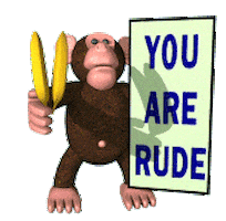 Monkey Shut Up Sticker