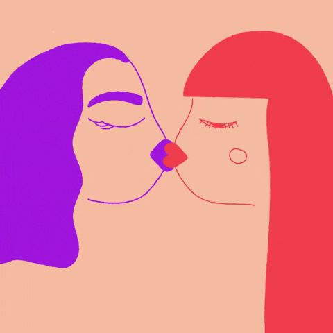 Love Is Love Kiss GIF by Ange Devery