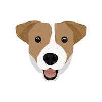 Happy Dog Sticker