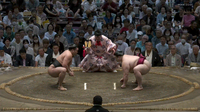 TZ85 giphyupload sumo kirishima 2023 aki basho GIF