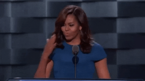 Michelle Obama Hello GIF by Election 2016