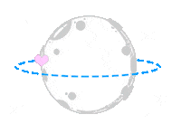 Moon Sky Sticker by Creaciones Innovadoras