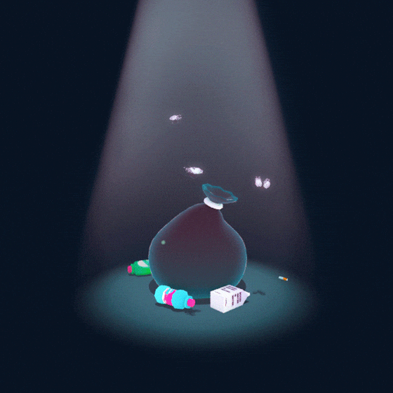 Trump Trash GIF by Michael Shillingburg