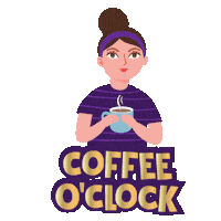 Girl Coffee Sticker by GB - Technology Zone