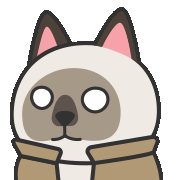 chou2_cat 傻眼 臭臭 chou2cat Sticker