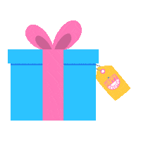 Gift Kerstcadeau Sticker