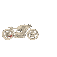 bike drive Sticker