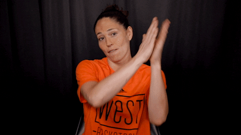 good for you applause GIF by WNBA