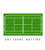 Tennis Court Player Sticker by Tennis Innovators