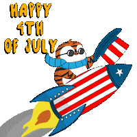 Celebrate United States Sticker by Pudgy Penguins