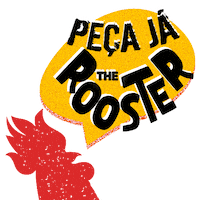 theroosterporcoes delivery comida rooster porcoes Sticker