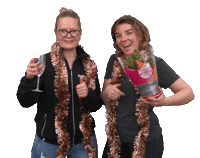 Flower Thumbs Up Sticker by Hofland Flowering and Plants
