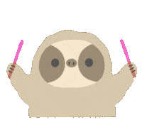 Sloth Happy Dance Sticker