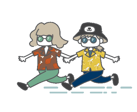 Hurry Up Running Sticker