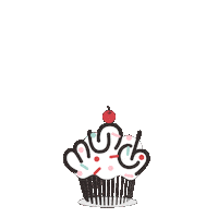 Happy Pink Sticker by Munch Bakery