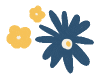 Flower Sticker by Lemon Paper Design