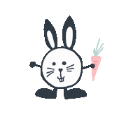Easter Bunny Sticker by Frankfurt mit Kids