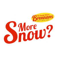 Snow Snowing Sticker by Brennans Bread