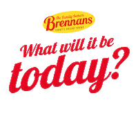 Today Sticker by Brennans Bread