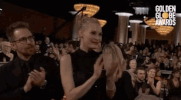 leslie bibb applause GIF by Golden Globes