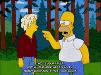 blaming homer simpson GIF