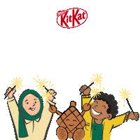 Hariraya Sticker by KITKATMalaysia