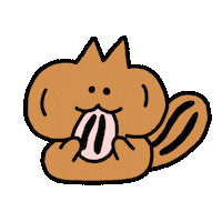 Nom Nom Eating Sticker