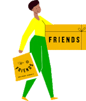 Happy Shopping Sticker by Friends NYC