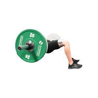 Barbell Glutes Sticker by Synergy Group Fitness
