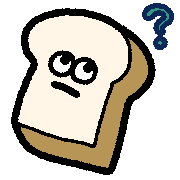Question Mark Bread Sticker