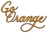 Orange Gators Sticker by Gazing Through Glass