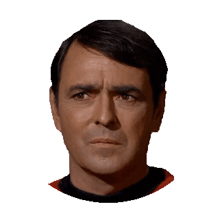 star trek confusion Sticker