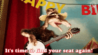 It's Time To Find Your Seat Again