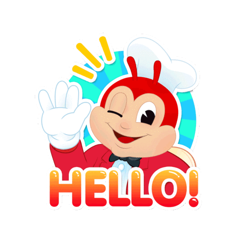 sticker hello by Jollibee