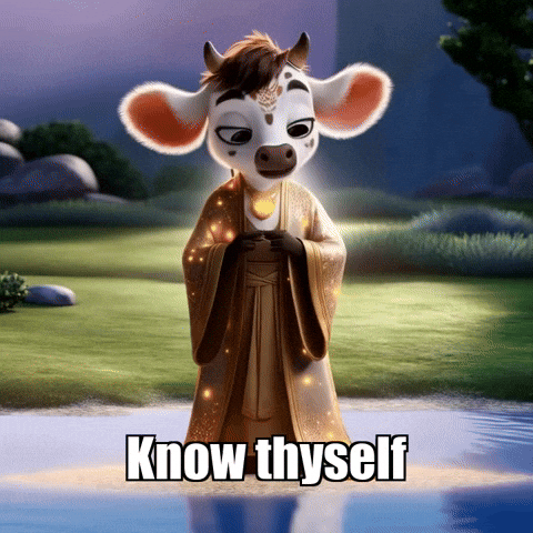 Self-Awareness Joy GIF by Moosiahzen